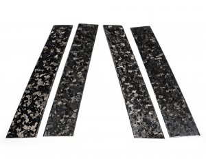 Alfa Romeo Giulia Exterior Door Pillars - Carbon Fiber - Forged - Feroce Carbon